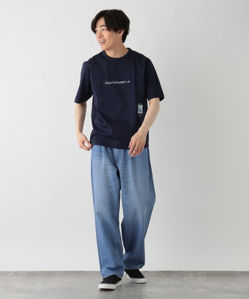 GLOBAL WORK（グローバルワーク） ワイドパンツ ジーンズ ライトオンス 
