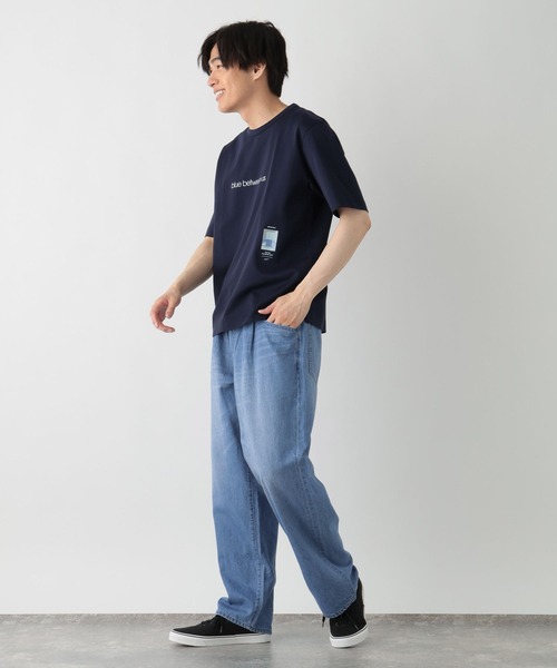GLOBAL WORK（グローバルワーク） ワイドパンツ ジーンズ ライトオンス