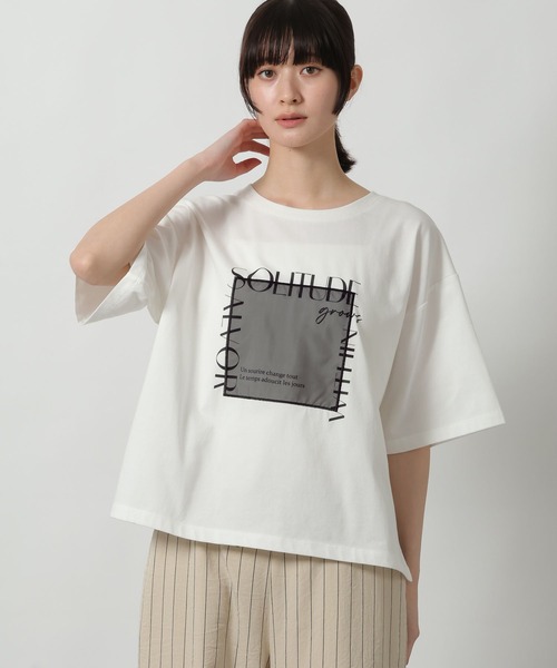 LAKOLE（ラコレ） tシャツ アソートドッキングプリントT / 665045