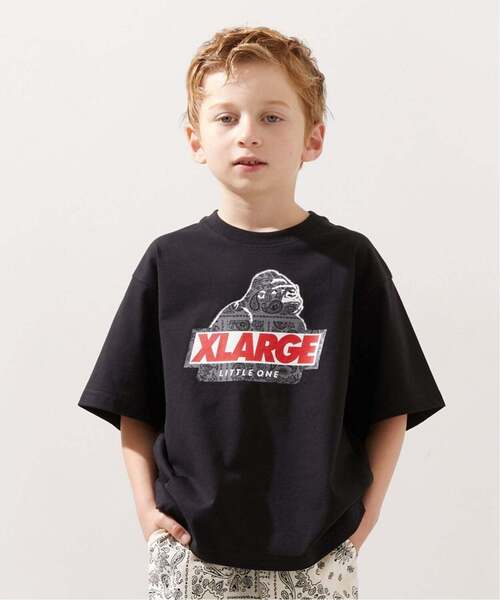 BOSS XLARGE キッズ 110 3点セット ロンT 半袖 美品 男の子 XLARGE KIDS（エクストララージ キッズ） uvカット tシャツ バンダナOG