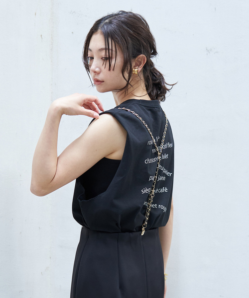 「Rouge vif」 サスペンダー フリー ゴールド レディース_画像4
