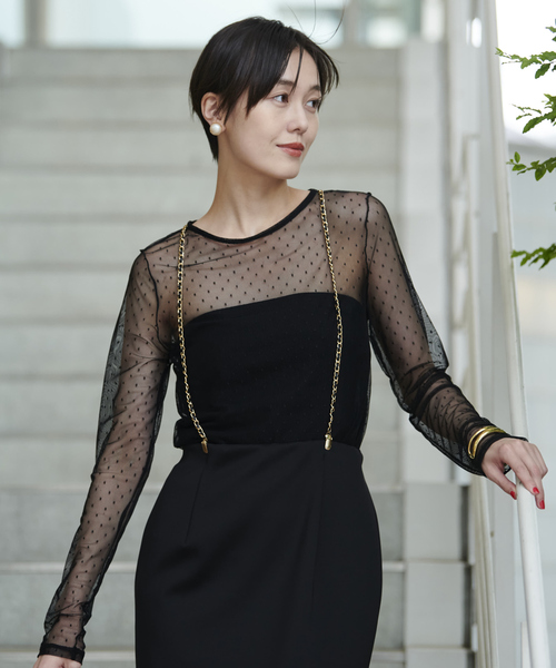 「Rouge vif」 サスペンダー フリー ゴールド レディース_画像7