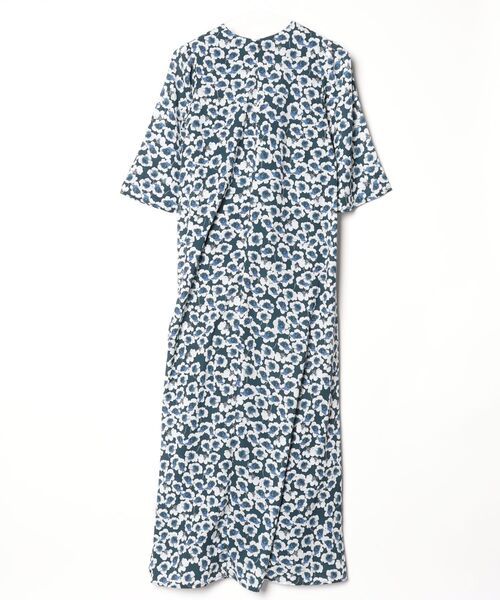 MARIHA ❁ ネイビー 花柄 半袖 ワンピース 36 MARIHA（マリハ） 花柄半袖ワンピース 36 ネイビー レディース