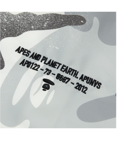 「AAPE BY A BATHING APE」 半袖シャツ LARGE ホワイト系その他 メンズ_画像5