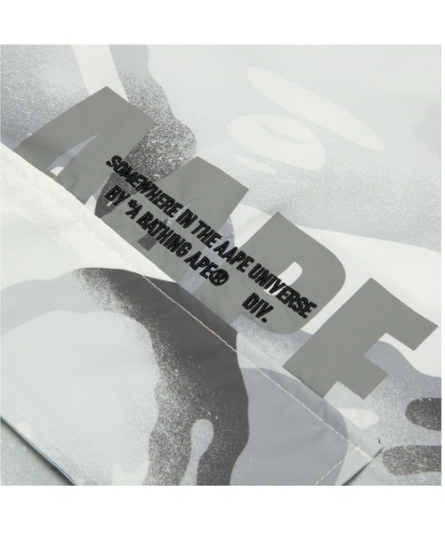「AAPE BY A BATHING APE」 半袖シャツ LARGE ホワイト系その他 メンズ_画像7