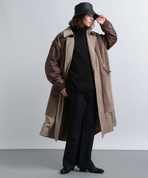 HARE ブラック トレンチコート S HARE（ハレ） トレンチコート SMALL ブラック メンズ : ZOZOTOWN Yahoo