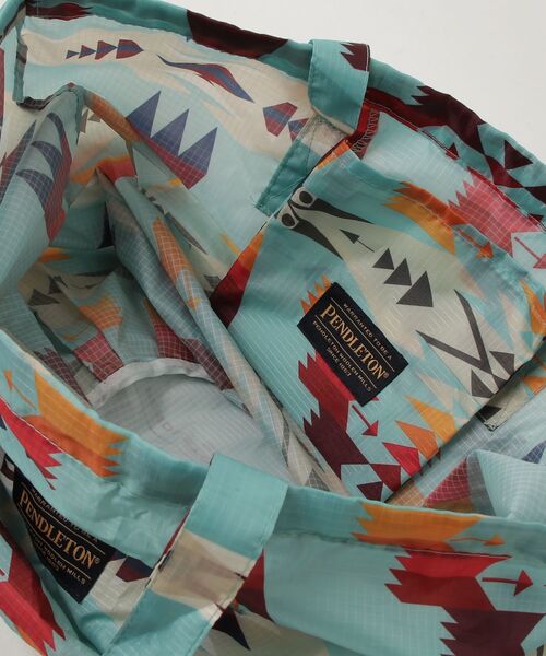 「PENDLETON」 トートバッグ - ブルー レディース_画像4