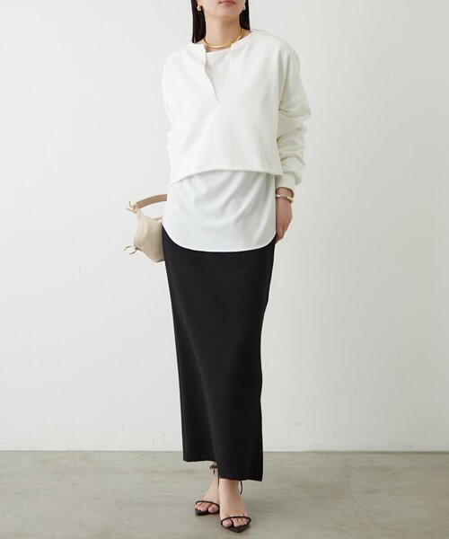 「LOUNGEDRESS」 タイトスカート SMALL ブラック レディース_画像9