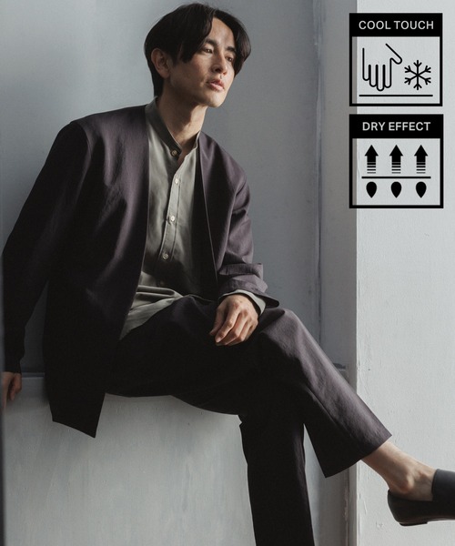 未使用　ADAM ET ROPE ビジネス　カジュアルスーツ　セットアップ　S ADAM ET ROPE'（アダムエロペ） セットアップ S ブラック系その他