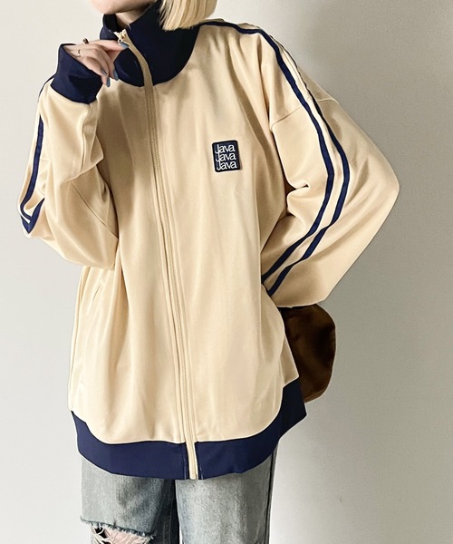 Java ジャージブルゾン X-LARGE アイボリー レディース : ZOZOTOWN