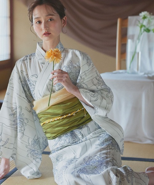 ad thie（アドティエ） セパレート浴衣 浴衣 糸菊柄 セパレート 浴衣 4