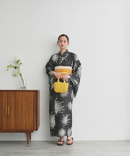 ad thie（アドティエ） セパレート浴衣 浴衣 糸菊柄 セパレート 浴衣 4