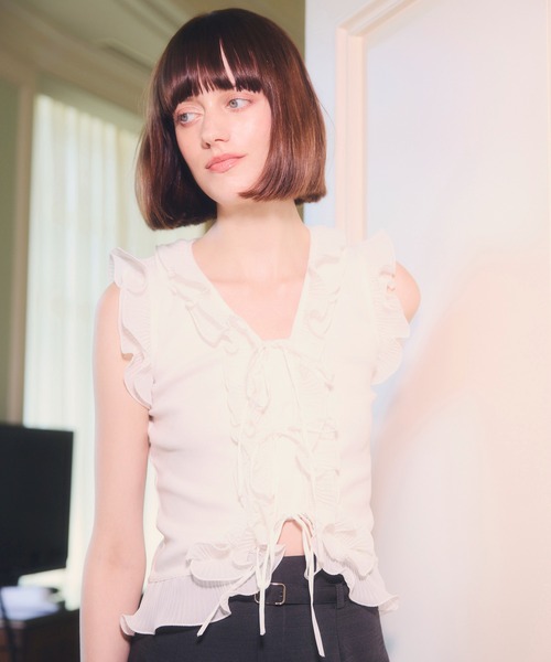 EIMY ISTOIRE（エイミーイストワール） タンクトップ ノースリーブ