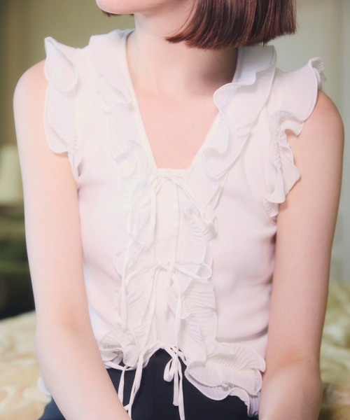 EIMY ISTOIRE（エイミーイストワール） タンクトップ ノースリーブ