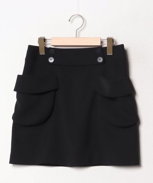 フォクシー　黒シルクスカート 40 FOXEY NEW YORK 「FOXEY YORK」 スカート 40 ブラック レディース