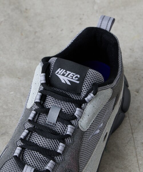 「HI-TEC」 ローカットスニーカー 24cm グレー メンズ_画像5