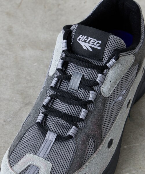 「HI-TEC」 ローカットスニーカー 24cm グレー メンズ_画像9