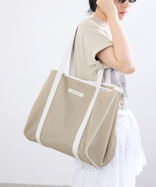 IENA（イエナ） トートバッグ 「洗濯機洗い可」qbag paris/キュー