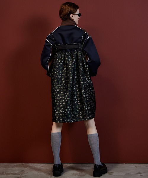 メゾンスペシャル　maison special ブラック ジップアップジャージ MAISON SPECIAL（メゾンスペシャル） tシャツ Compact Zip-Up Jersey