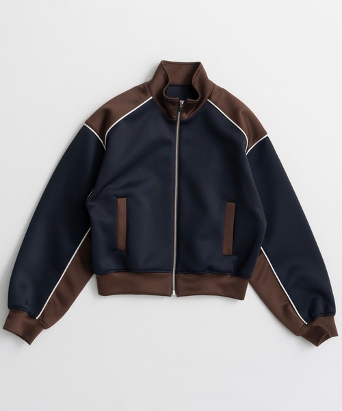 MAISON SPECIAL（メゾンスペシャル） tシャツ Compact Zip-Up Jersey