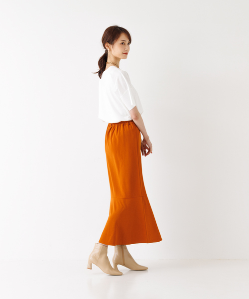 「abahouse mavie」 半袖カットソー フリー スモークピンク レディース_画像3