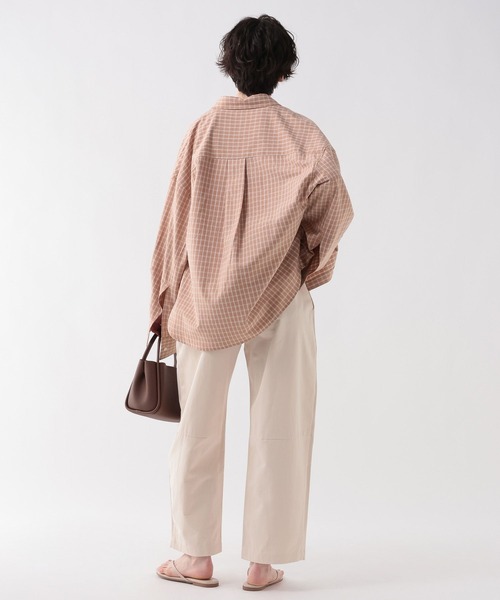 「GEORGE'S」 長袖シャツ FREE ネイビー レディース_画像3