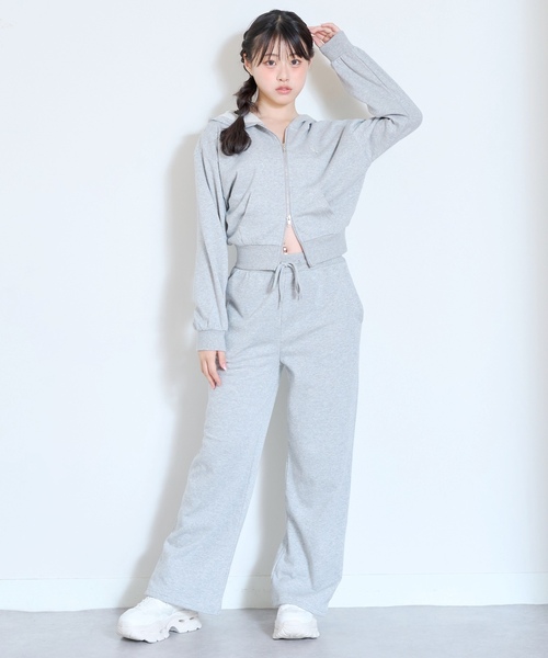 ワンピース 「LTXC」ラメキラダブルジップパーカ ロングパンツセットアップ キッズ 子供服 女の子 | LOVETOXIC | 08