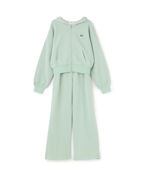 ワンピース 「LTXC」ラメキラダブルジップパーカ ロングパンツセットアップ キッズ 子供服 女の子 | LOVETOXIC | 15
