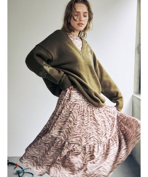 祝開店 大放出セール開催中 ワンピース ティアードハイネックワンピース ワンピース カラー ブラウン Www Confer Uk Com