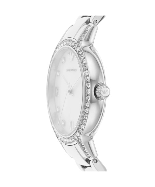 EMPORIO ARMANI 時計 New Emporio Armani Quartz Watch/Analog/Stainless Steel/Wh