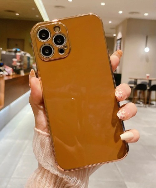 Mayree スマホケース 「urge select」シンプル ゴールドデザイン