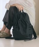 デイバック リュック ドロストポケット リュッ...の詳細画像5