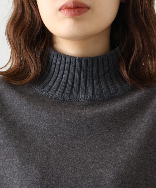 ニット セーター 「EGLANTINE」ケーブルニットドッキングプルオーバー レディース EGLANTINE ニット セーター 「EGLANTINE」ケーブルニット