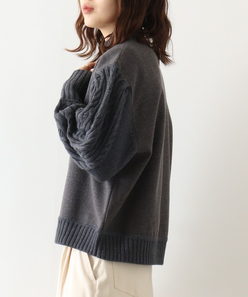 EGLANTINE ニット セーター 「EGLANTINE」ケーブルニット