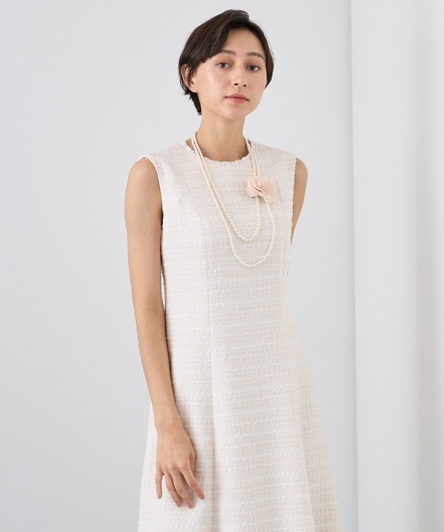 ANAYI ワンピース ミックスツイードフレア : ZOZOTOWN Yahoo!店