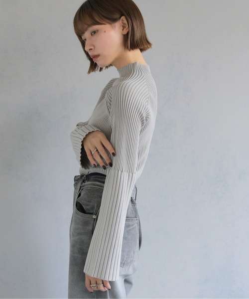 cheriella ニット セーター 「cheriella」WEB限定配色二重臼リブニット