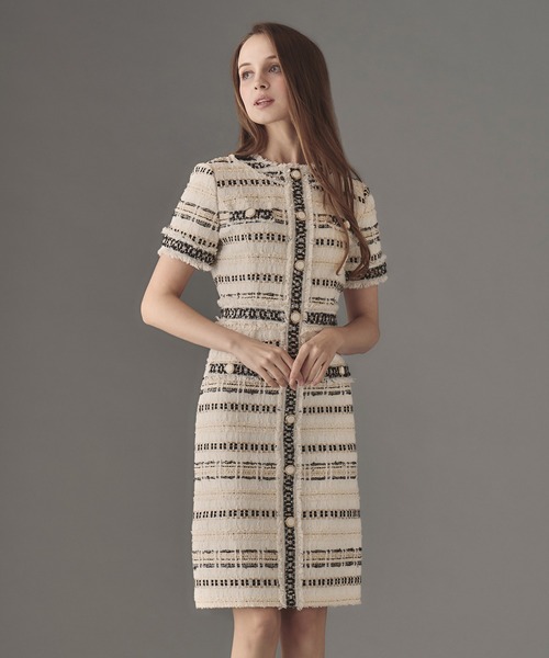 emiriawiz ワンピース MALHIA KENT tweed one-piece : ZOZOTOWN