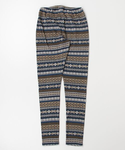 Healthknit（ヘルスニット） レギンス スパッツ 「 」 幾何学模様 総柄