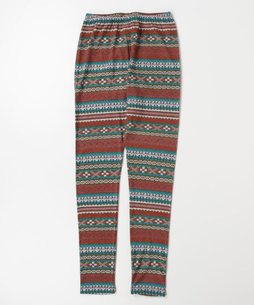 Healthknit（ヘルスニット） レギンス スパッツ 「 」 幾何学模様 総柄