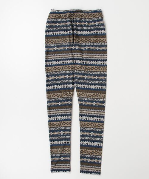 Healthknit（ヘルスニット） レギンス スパッツ 「 」 幾何学模様 総柄