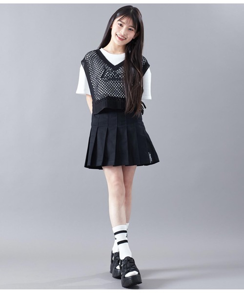 ANAP GiRL スカート プリーツスカートインパンツ付 キッズ 子供