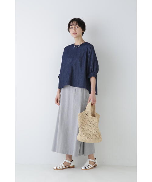 human woman／【ＩＶＡＨＯＮＡ】ラフィアトートバッグ human woman トートバッグ 「IVAHONA」ラフィアトート