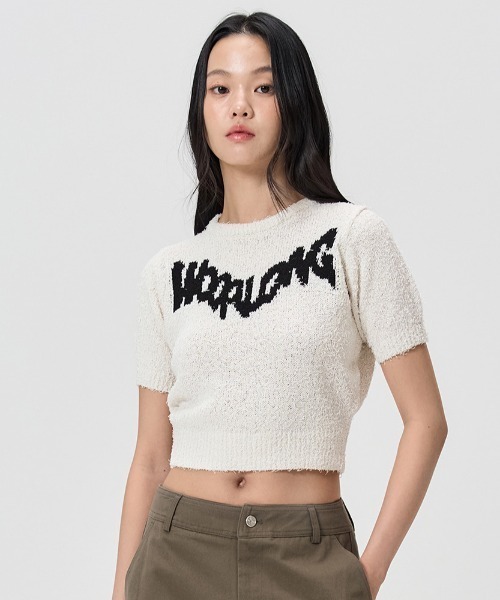 WOOALONG ニット セーター A'GEM/9 × .kom 「WOOALONG/ウアロン