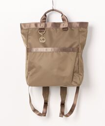 LA BAGAGERIE デイバック リュック チャーム付き ナイロン
