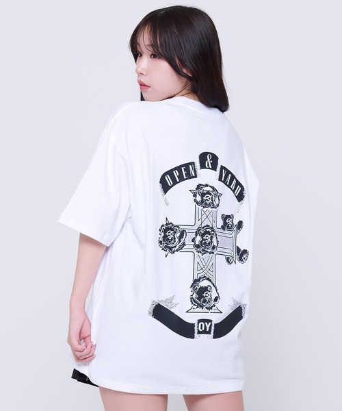 OY tシャツ 「OY/オーワイ」 BACK CROSS ODOLLY T/バッククロス