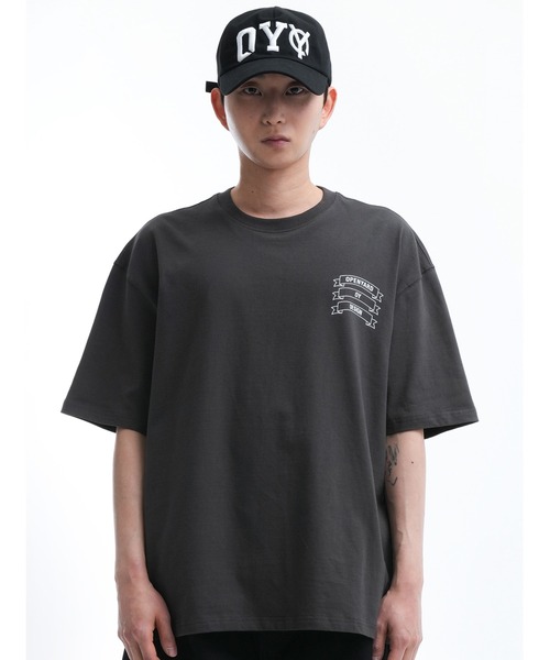 ★OY★BACK CROSS ODOLLY T-BLACK★正規品/韓国直送料込/人気 OY tシャツ 「OY/オーワイ」 BACK CROSS ODOLLY T/バッククロス