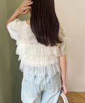 tシャツ Tシャツ 前後2wayチュールビスチ...の詳細画像4