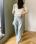 tシャツ Tシャツ 前後2wayチュールビスチ...の詳細画像2