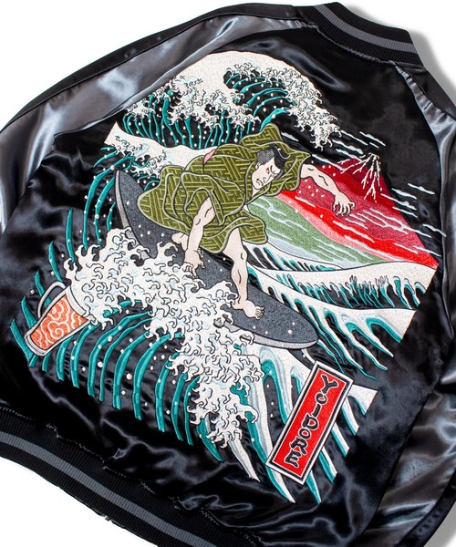 JACKROSE（ジャックローズ） スカジャン YOIDORE ビール 浮世絵