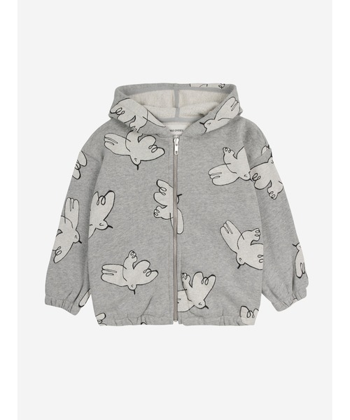 パーカー Freedom Bird all over zipped hoodie キッズ 子供服 男の子 女の子の画像
